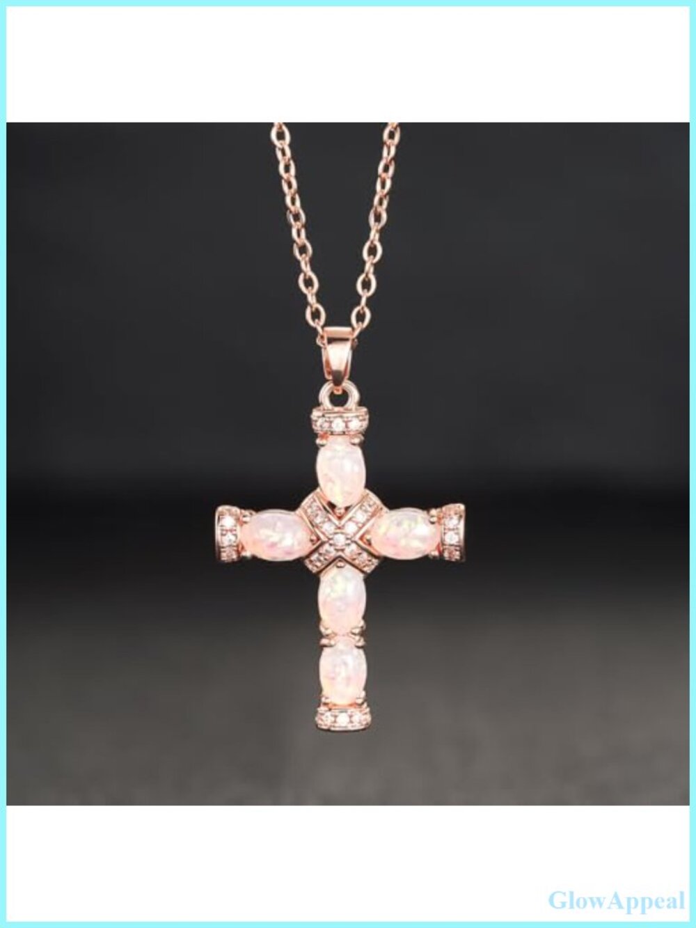 Charms Cross Pendant Necklace for Women Stylish Trendy Jewelry Party